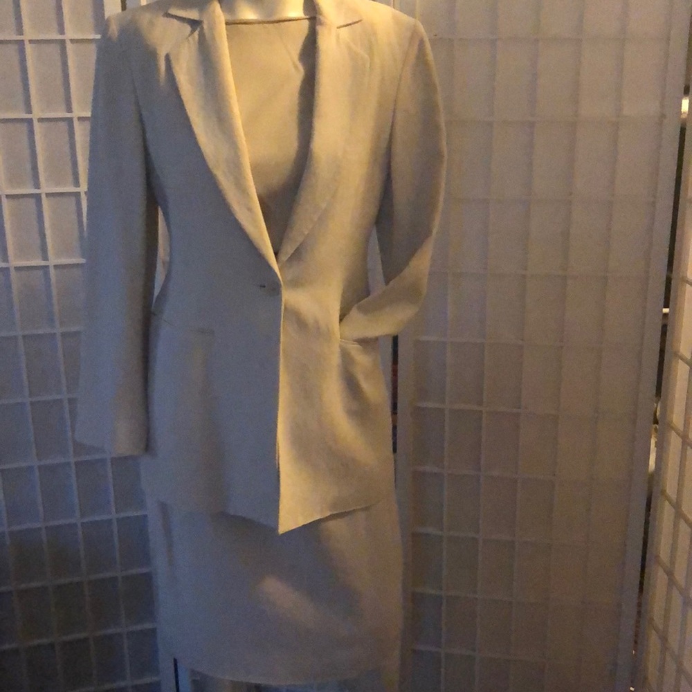 Emanuel Tan Tailored 3 piece suit